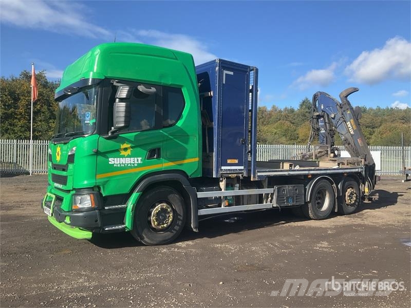 Scania ATLAS AK 15 ZB ,70 3750 kg Knuckle Boom on Scania 起重车
