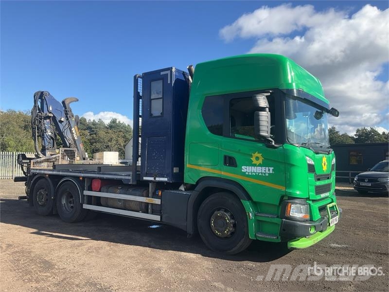 Scania ATLAS AK 15 ZB ,70 3750 kg Knuckle Boom on Scania 起重车