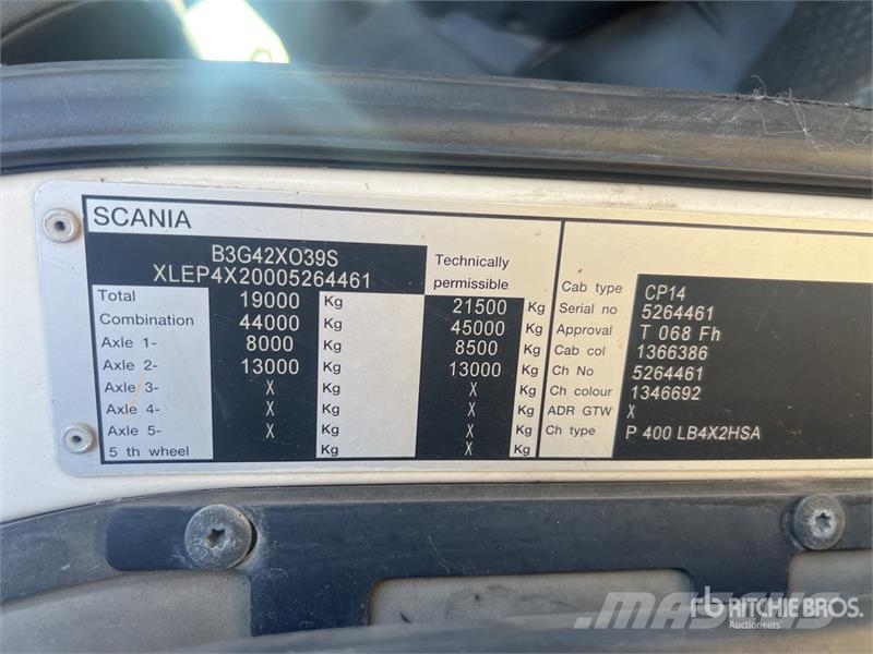 Scania P400 4x2 Camion Multibenne Roll-Off Truck Liftdumper biler