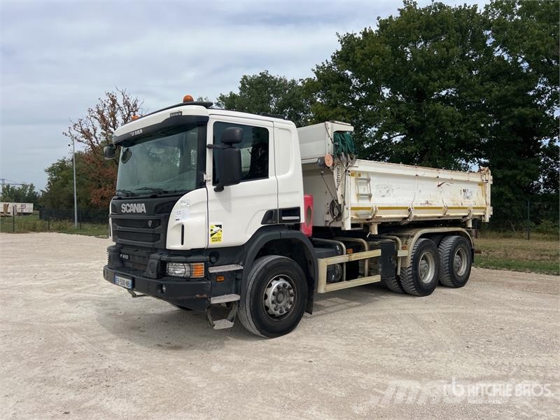 Scania P410 6x4 Camion Bi-Benne T/A Dump Truck 덤프 트럭