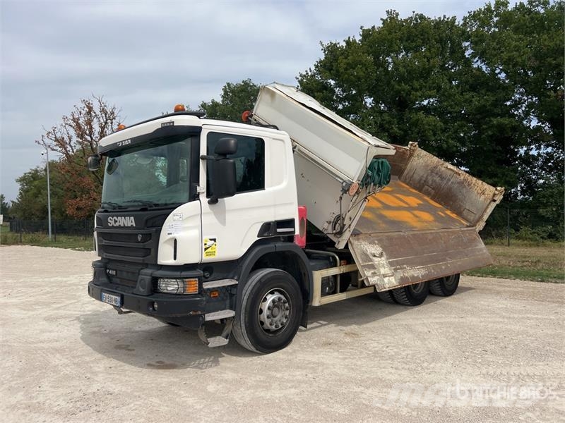 Scania P410 6x4 Camion Bi-Benne T/A Dump Truck 덤프 트럭