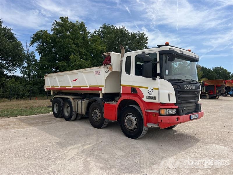 Scania P410 8x4 Camion Bi-Benne Tri/A Dump Truck 덤프 트럭