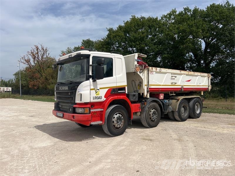 Scania P410 8x4 Camion Bi-Benne Tri/A Dump Truck 덤프 트럭