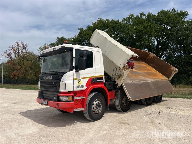 Scania P410 8x4 Camion Bi-Benne Tri/A Dump Truck 덤프 트럭