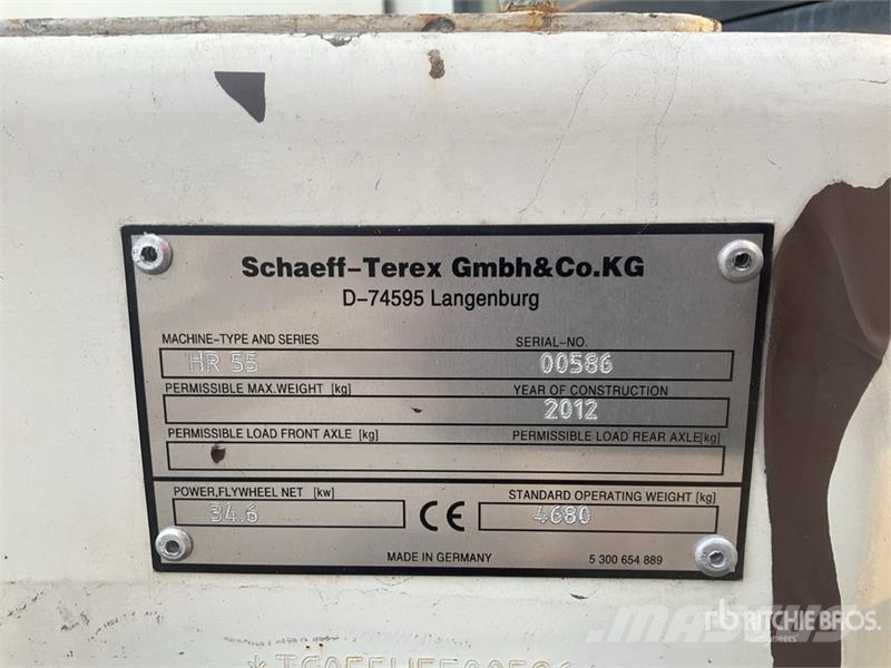 Schaeff-Terex HR55 Mini Excavator Minigraafmachines < 7t
