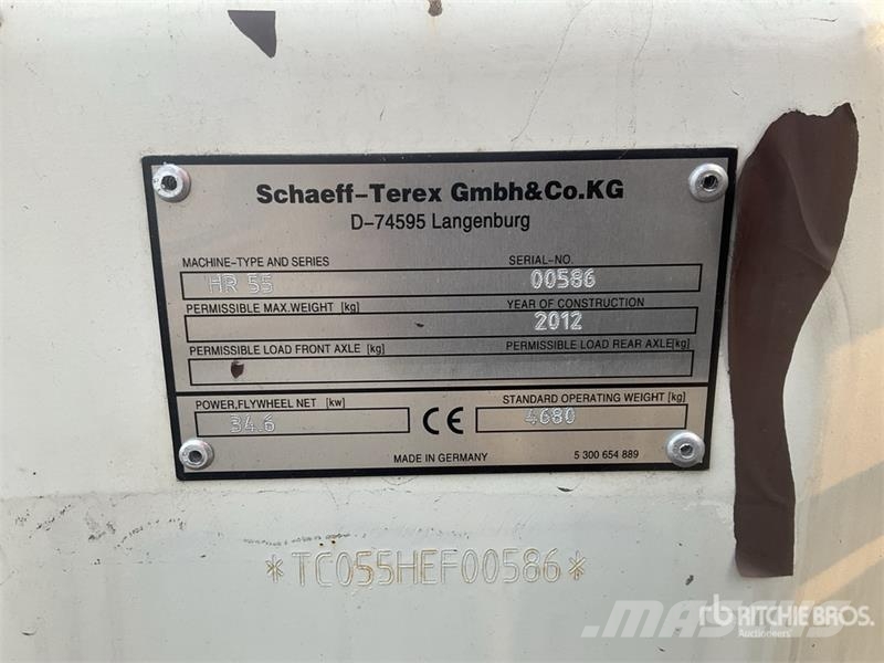 Schaeff-Terex HR55 Mini Excavator Minigraafmachines < 7t