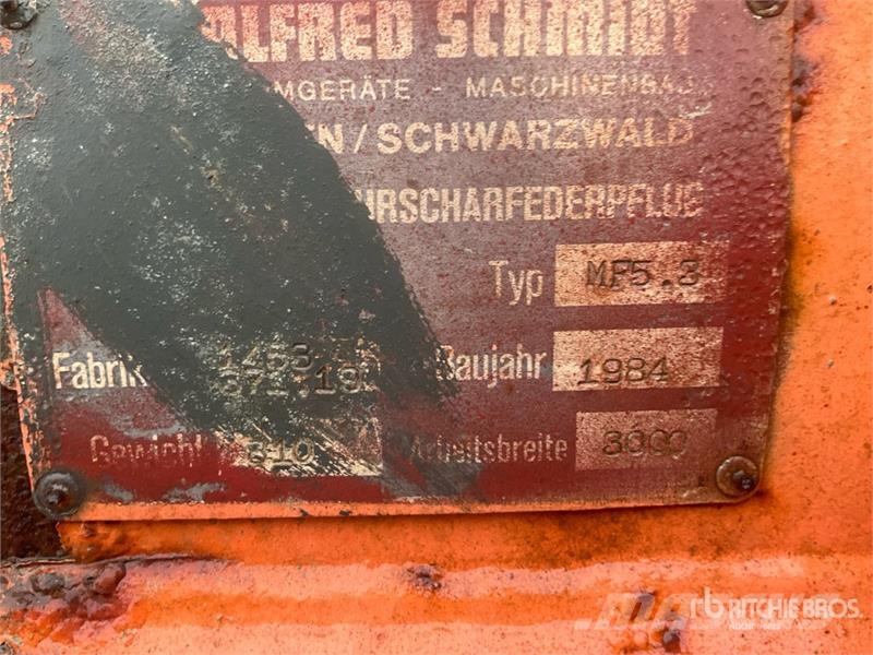 Schmidt MF5 3500 mm Snow Plow Snežne deske in plugi