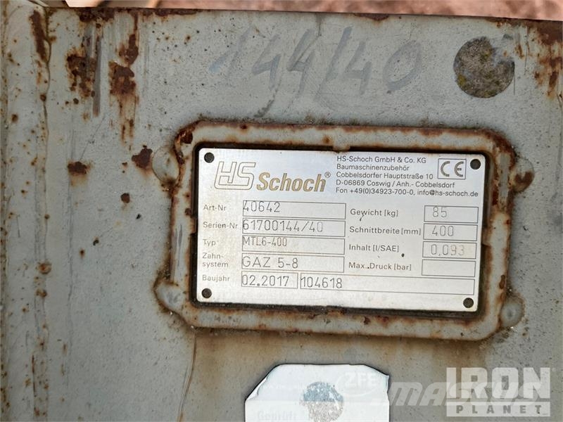 Schoch 400MS03 Excavator Bucket Schaufeln