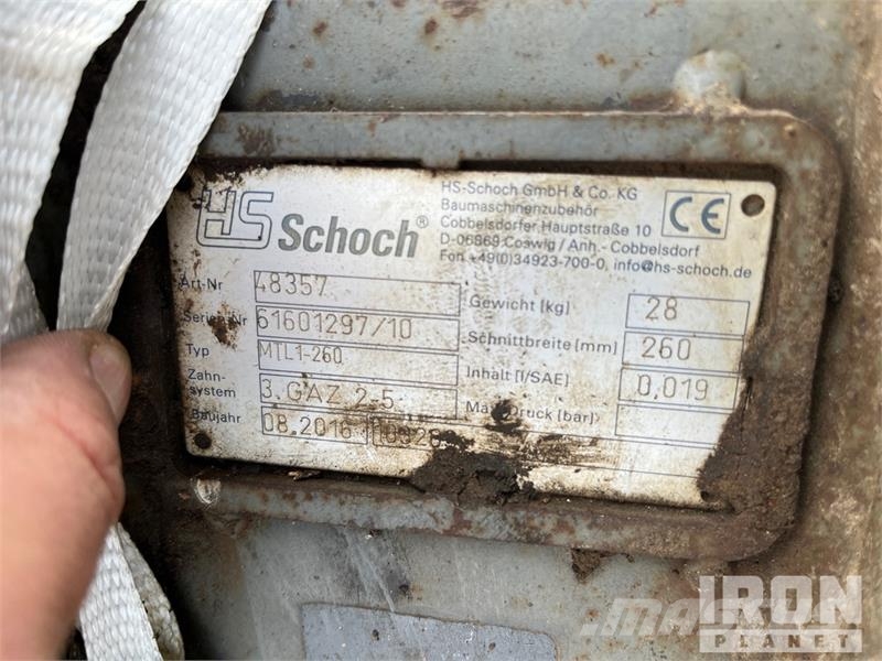 Schoch 850E10 Excavator Bucket Schaufeln