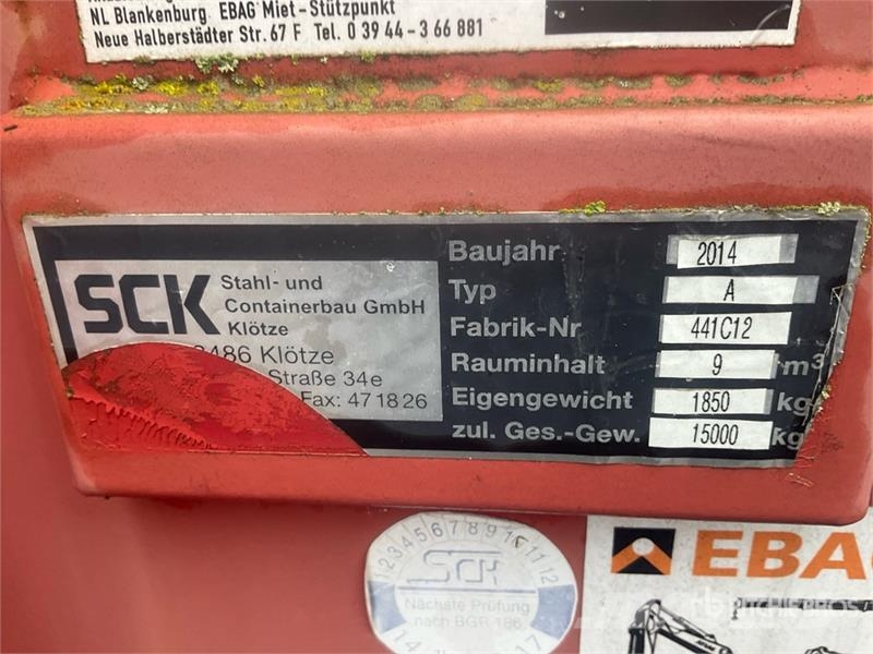  SCK 20 ft Roll-Off Container معدات البناء - غير ذلك