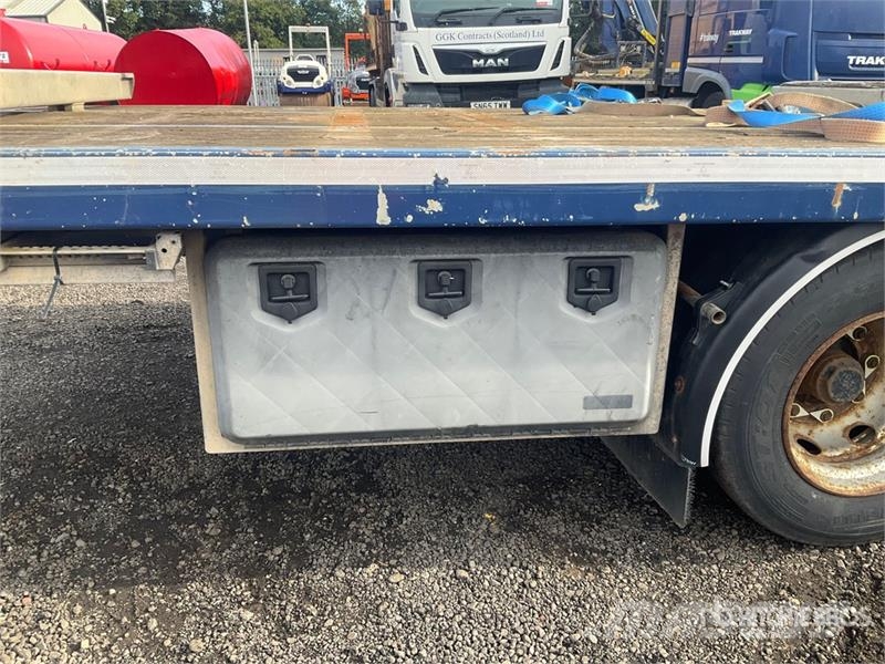 SDC 24 ton 8 m Tri/A Drawbar Flatbed Trailer Prikolice platforme/otvoreni sanduk