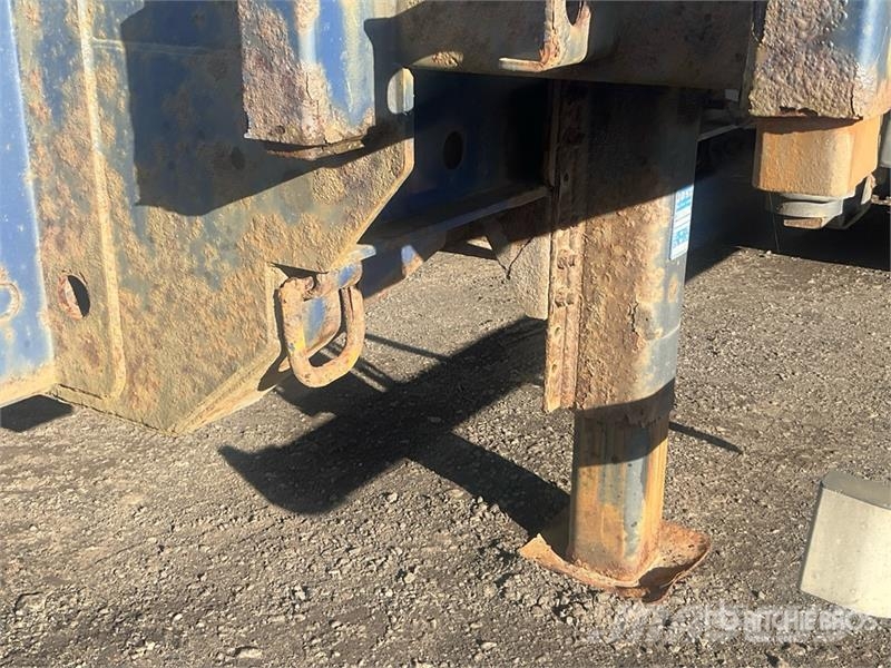 SDC 24 ton 8 m Tri/A Drawbar Flatbed Trailer مقطوروات مسطحة/مفصلية الجوانب