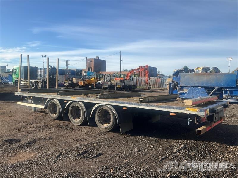 SDC 24 ton 8 m Tri/A Drawbar Flatbed Trailer Flatbed/Dropside trailers