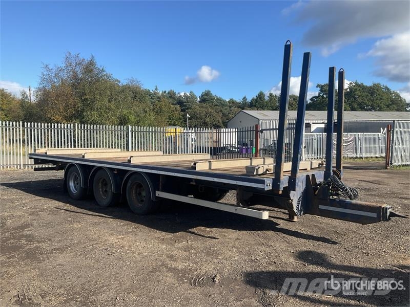 SDC 24 ton 9.80 m Tri/A Drawbar Flatbed Trailer Flatbed/Dropside trailers
