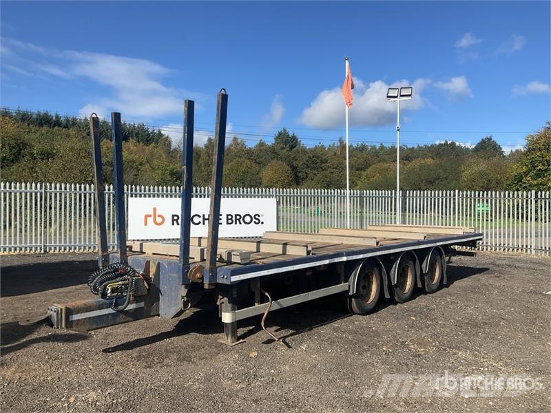 SDC 24 ton 9.80 m Tri/A Drawbar Flatbed Trailer Flatbed/Dropside trailers