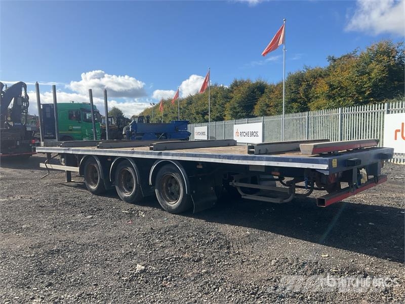 SDC 24 ton 9.80 m Tri/A Drawbar Flatbed Trailer Flatbed/Dropside trailers
