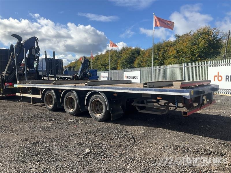 SDC 24 ton 9.80 m Tri/A Drawbar Flatbed Trailer Flatbed/Dropside trailers
