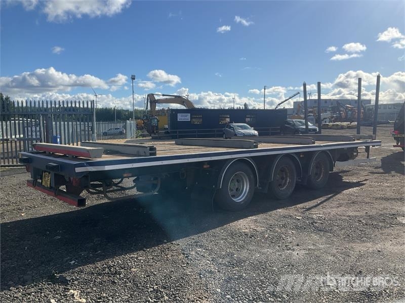 SDC 24 ton 9.80 m Tri/A Drawbar Flatbed Trailer Flatbed/Dropside trailers