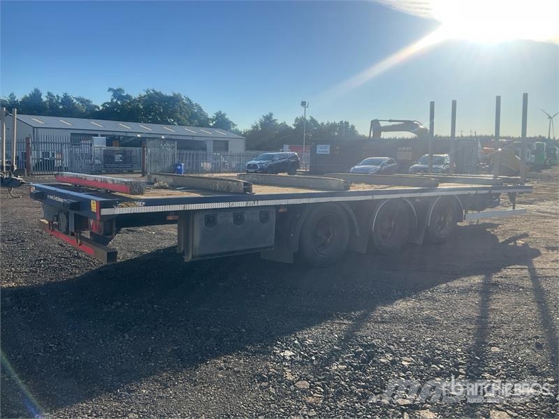 SDC Trailers 8.04 m Tri/A Drawbar Flatbed Trailer 自卸半挂车