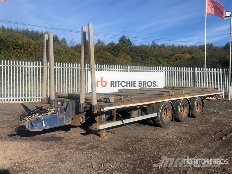 SDC Trailers 8.04 m Tri/A Drawbar Flatbed Trailer Flatbed/Dropside trailers