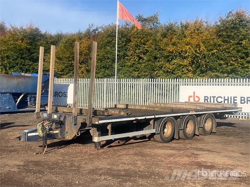 SDC Trailers 8.04 m Tri/A Drawbar Flatbed Trailer 自卸半挂车