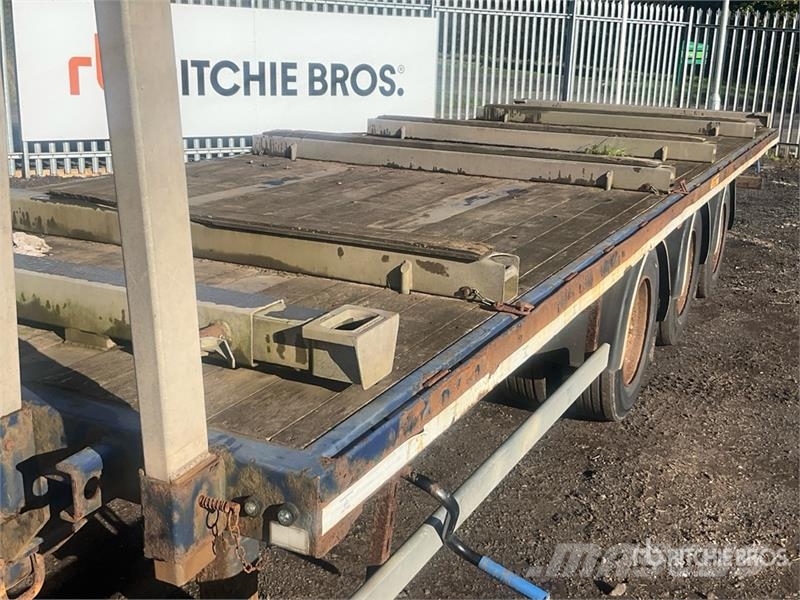 SDC Trailers 8.04 m Tri/A Drawbar Flatbed Trailer Flatbed/Dropside trailers