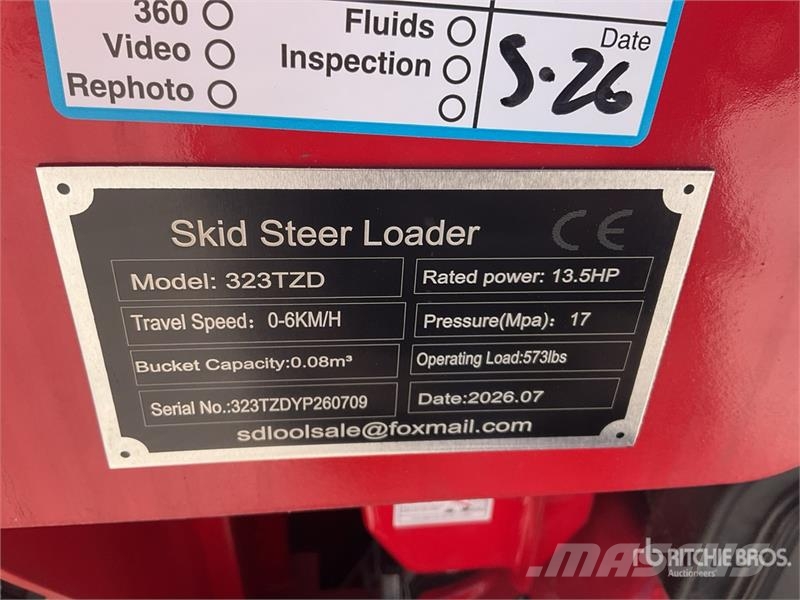 SDLOOL SL-323TZD Skid Steer Loader (Unused) Мини товарачи