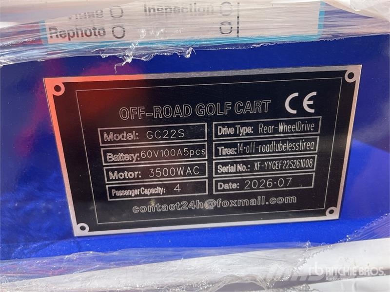 SDLOOL SL-GC22S Off-Road Golf Cart (Unused) Колички за голф