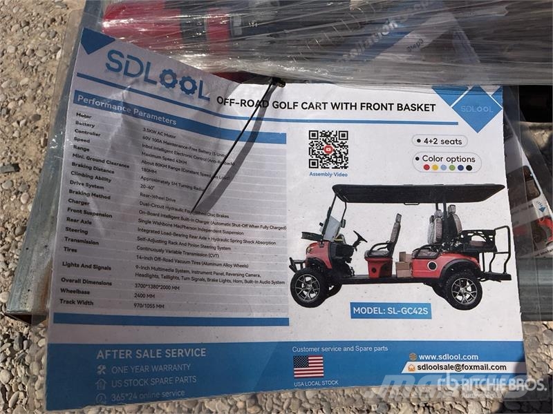 SDLOOL SL-GC42S Off-Road Golf Cart (Unused) Golf vozila