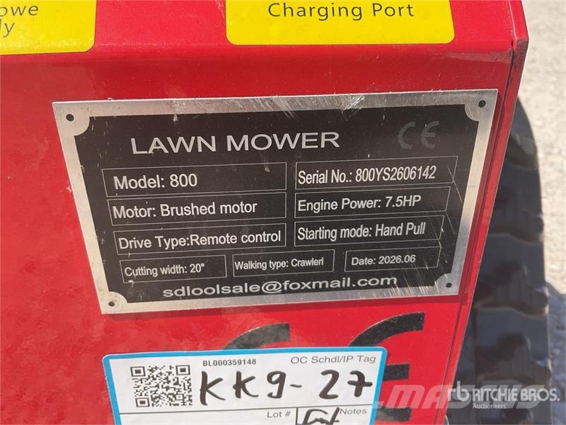 SDLOOL SL800 Remote Lawn Mower (Unused) Murutraktorid