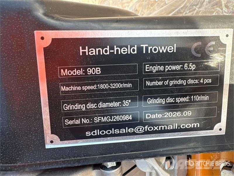 SDLOOL SL90B Power Trowel (Unused) Trowels