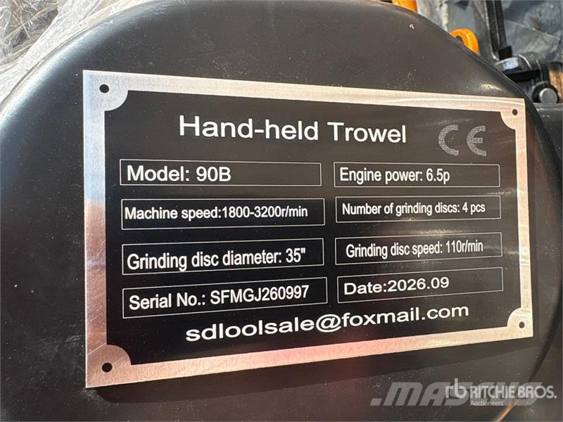 SDLOOL SL90B Power Trowel (Unused) Trowels