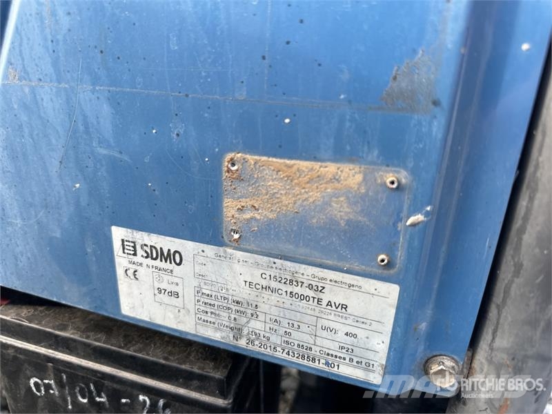 Sdmo TECHNIC15000TE AVR C Portable Generator Set Drugi agregati