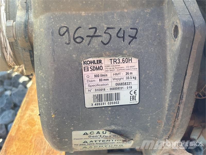 Sdmo TR3.6H Submersible Water Pump Компоненты строительной техники