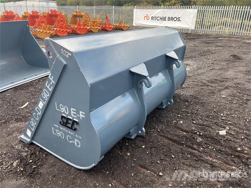 SEC 102 in Wheel Loader Bucket - Fits Volvo L90 (Unuse Buckets