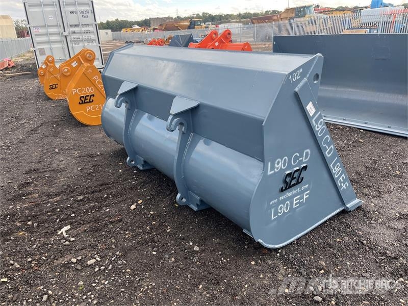SEC 102 in Wheel Loader Bucket - Fits Volvo L90 (Unuse Buckets