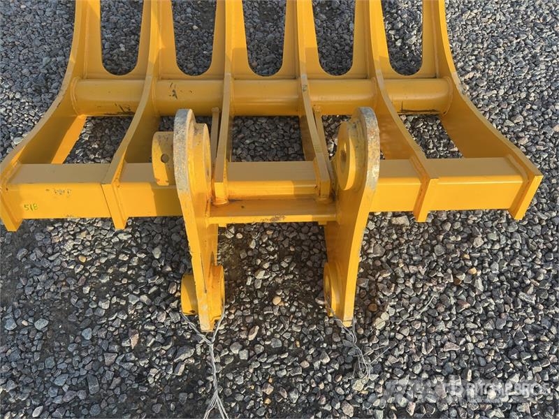 SEC 1550 mm 60" to fit Cat 320 Excavator Rake (Unused) Šieno grėbliai ir vartytuvai