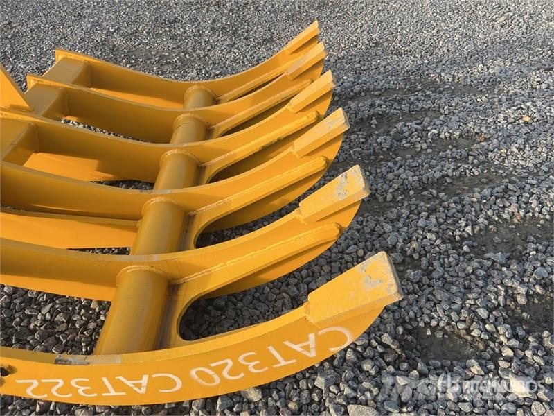 SEC 1550 mm 60" to fit Cat 320 Excavator Rake (Unused) Šieno grėbliai ir vartytuvai