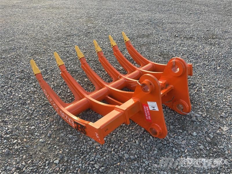 SEC 1700 mm 66" to fit ZX270 Excavator Rake (Unused) Šieno grėbliai ir vartytuvai