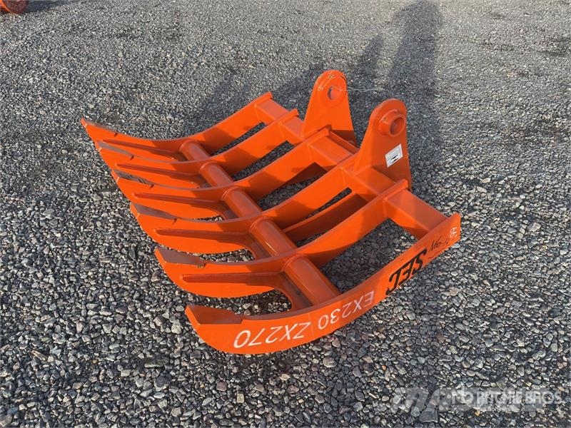 SEC 1700 mm 66" to fit ZX270 Excavator Rake (Unused) Šieno grėbliai ir vartytuvai