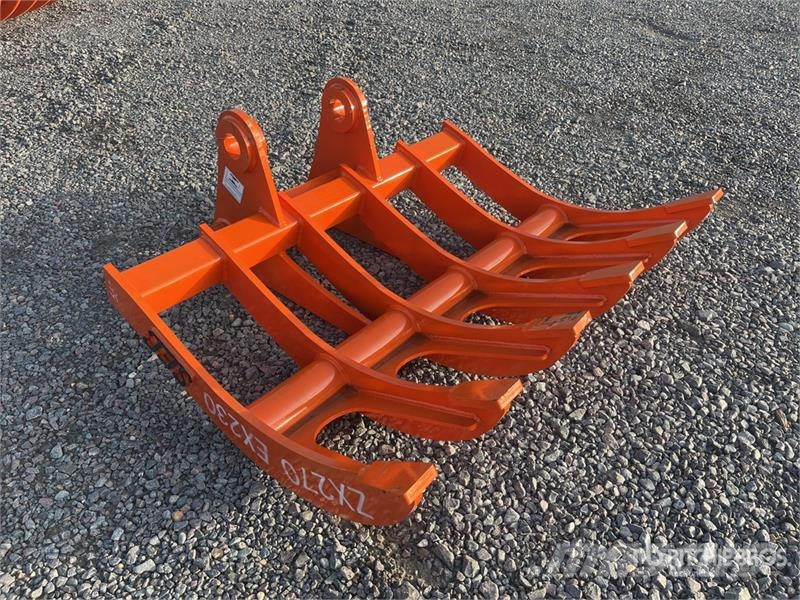 SEC 1700 mm 66" to fit ZX270 Excavator Rake (Unused) Šieno grėbliai ir vartytuvai