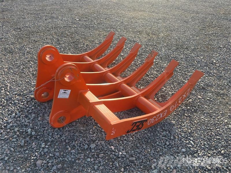 SEC 1700 mm 66" to fit ZX270 Excavator Rake (Unused) Šieno grėbliai ir vartytuvai