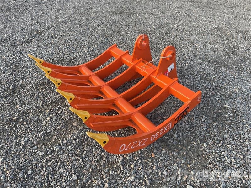 SEC 1700 mm 66" to fit ZX270 Excavator Rake (Unused) Šieno grėbliai ir vartytuvai