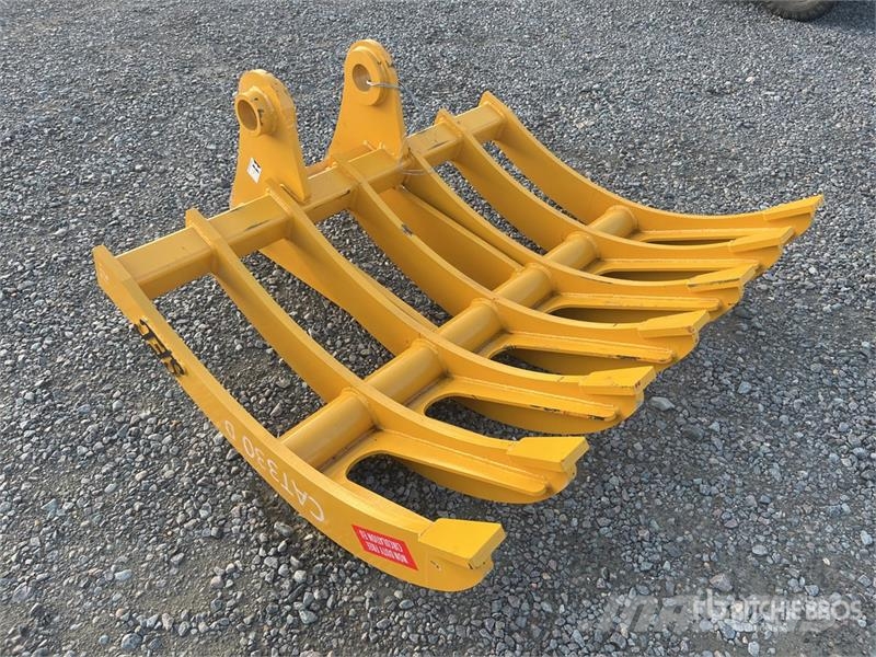 SEC 1900 mm 72" to fit Cat 330 Excavator Rake (Unused) Šieno grėbliai ir vartytuvai