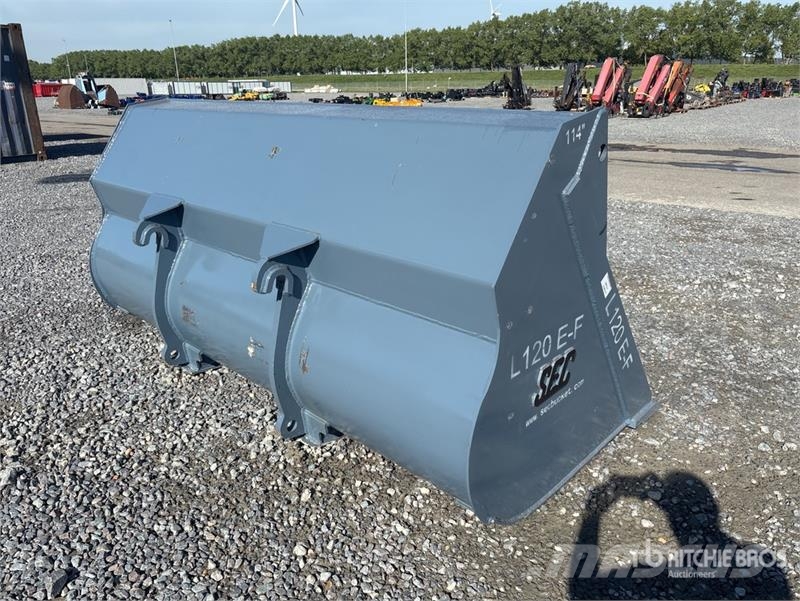 SEC 2870 mm cleanup 114" to fit L120 Wheel Loader Buck Cucharones