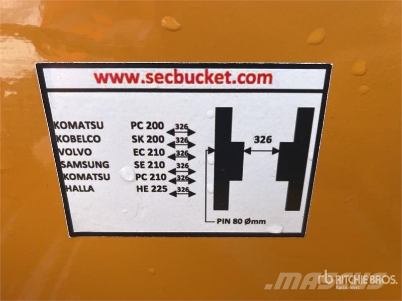 SEC 58 in Skeleton Excavator Bucket - Fits Komatsu PC2 Buckets