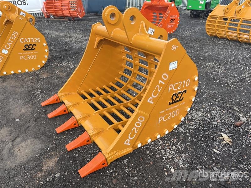 SEC 58" to fit PC200 skeleton Excavator Bucket (Unused Kašike / Korpe