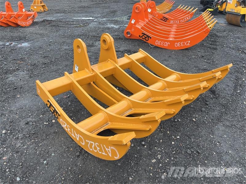 SEC 60 in 60" to fit Cat 320 Excavator Rake - Fits Cat Граблі і сінозворушувачі