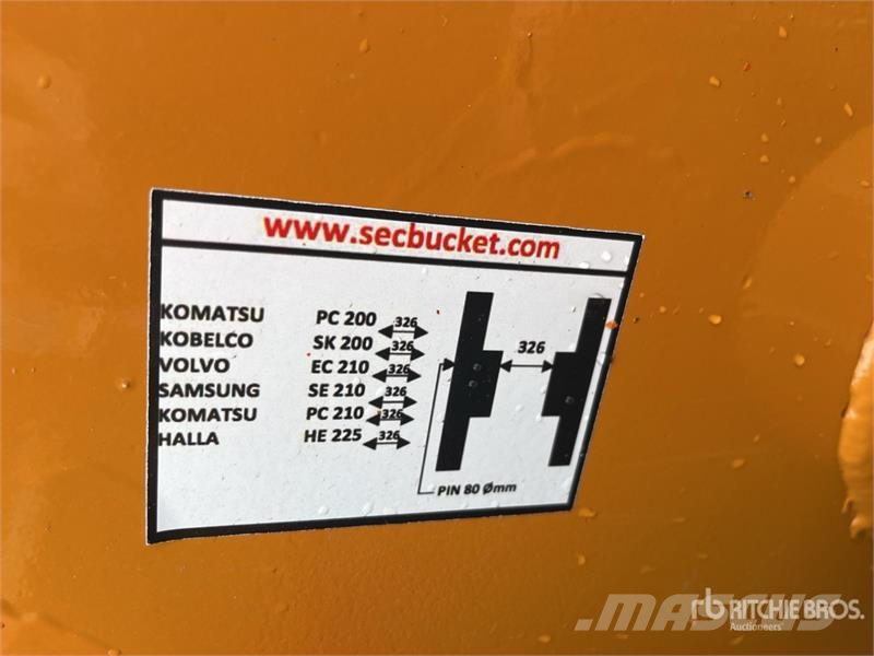 SEC 60 in Excavator Rake - Fits Komatsu PC200 (Unused) Rakes and tedders