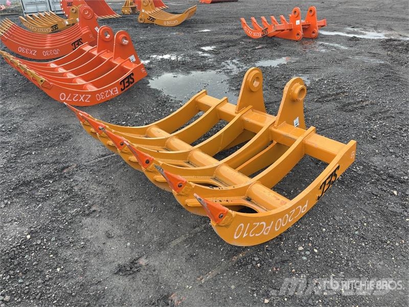 SEC 60 in Excavator Rake - Fits Komatsu PC200 (Unused) Rakes and tedders
